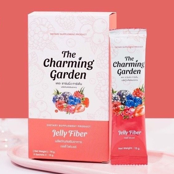 Jelly Fiber เจลลี่ไฟเบอร์ 🍒 DETOX ดีท๊อก JellyFiber The Charming Garden