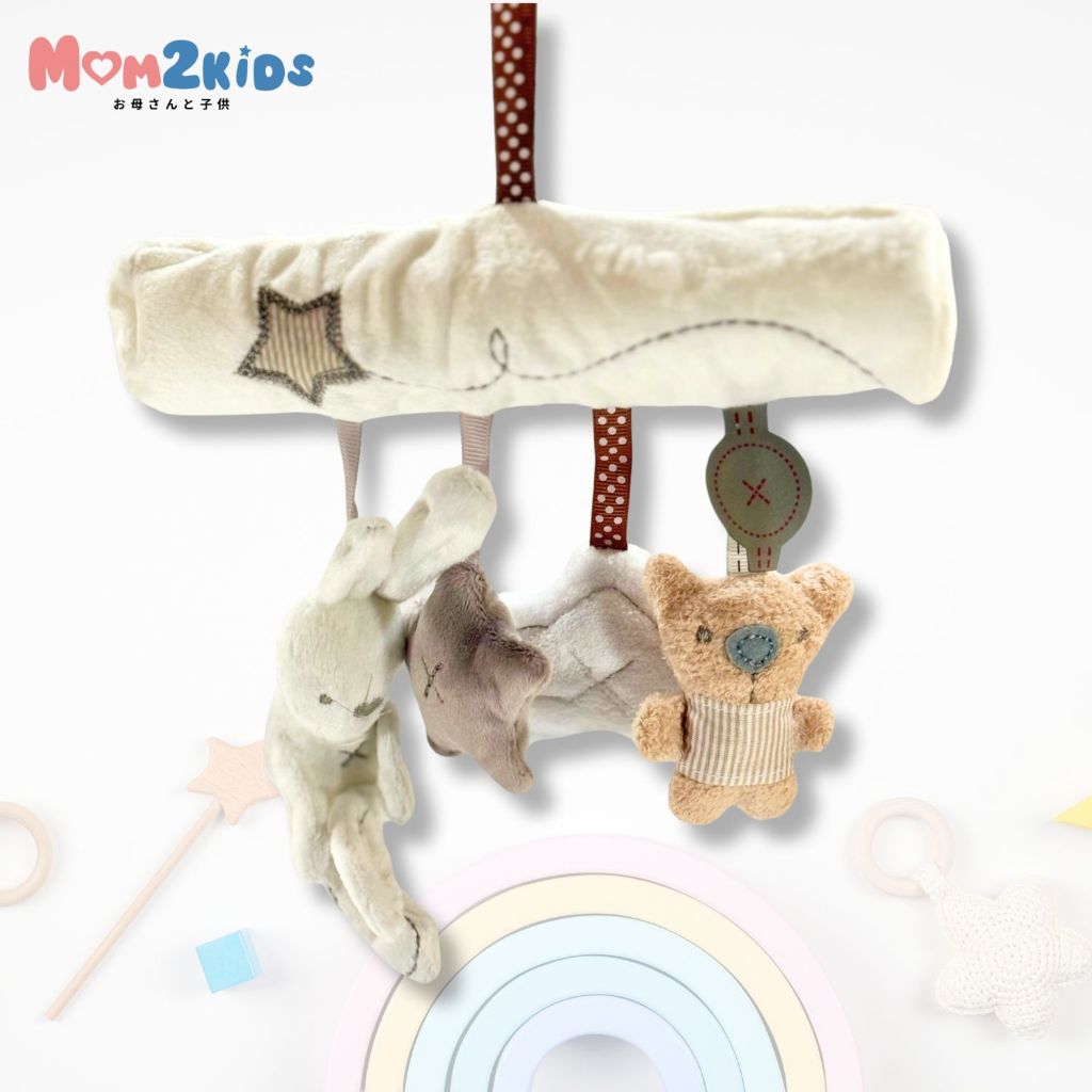 MOM2KIDS-โมบายผ้าห้อยรถเข็น คาร์ซีท มีเสียงดนตรี