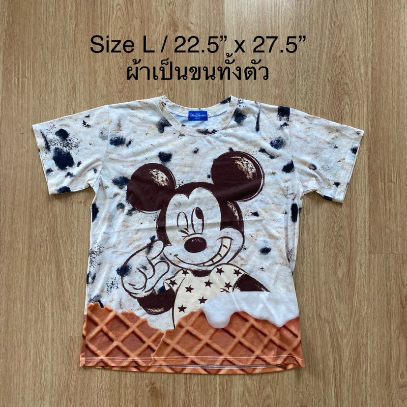 เสื้อยืด มือสอง Tokyo Disney Resort มิกกี้เมาส์ Micky Mouse OVP ของแท้