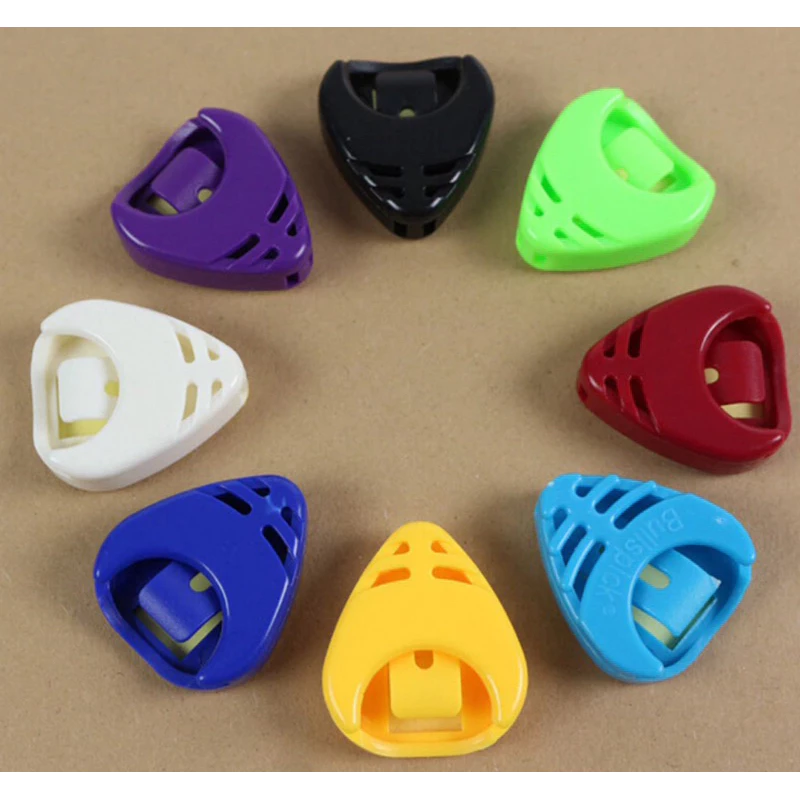 ที่เก็บปิ้ค Pick Holder ผลิตจากพลาสติก คุณภาพอย่างดี งานสวย ลอกสติกเกอร์ก็ติดได้เลยจร้า