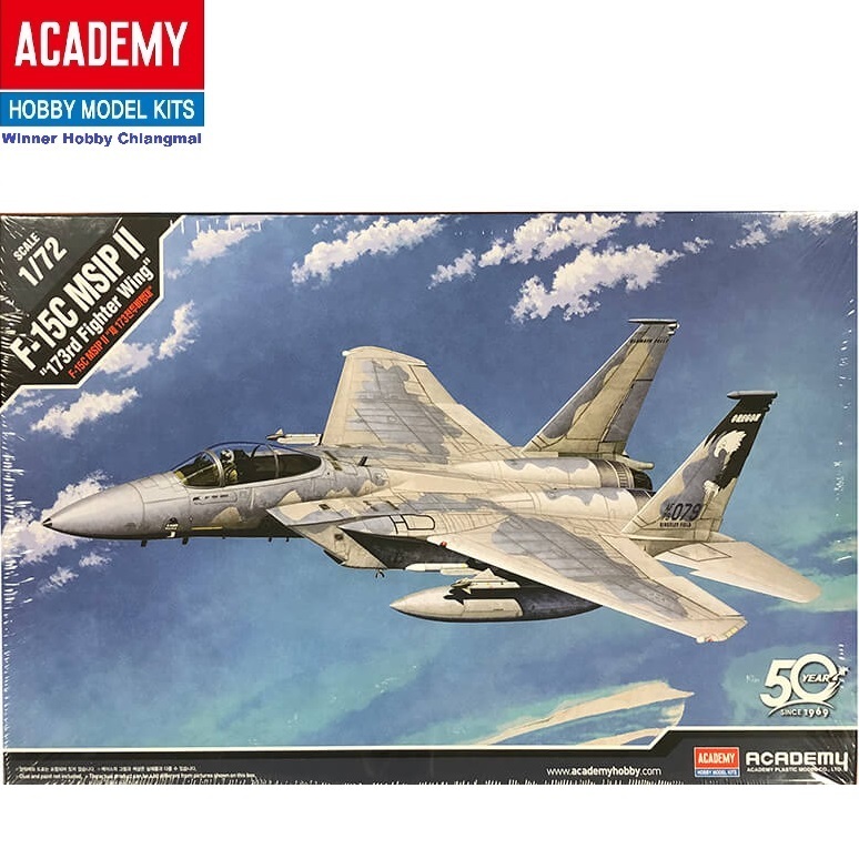 โมเดลเครื่องบิน Academy 12506 F-15C MSIP II 173rd Fighter Wing scale 1/72