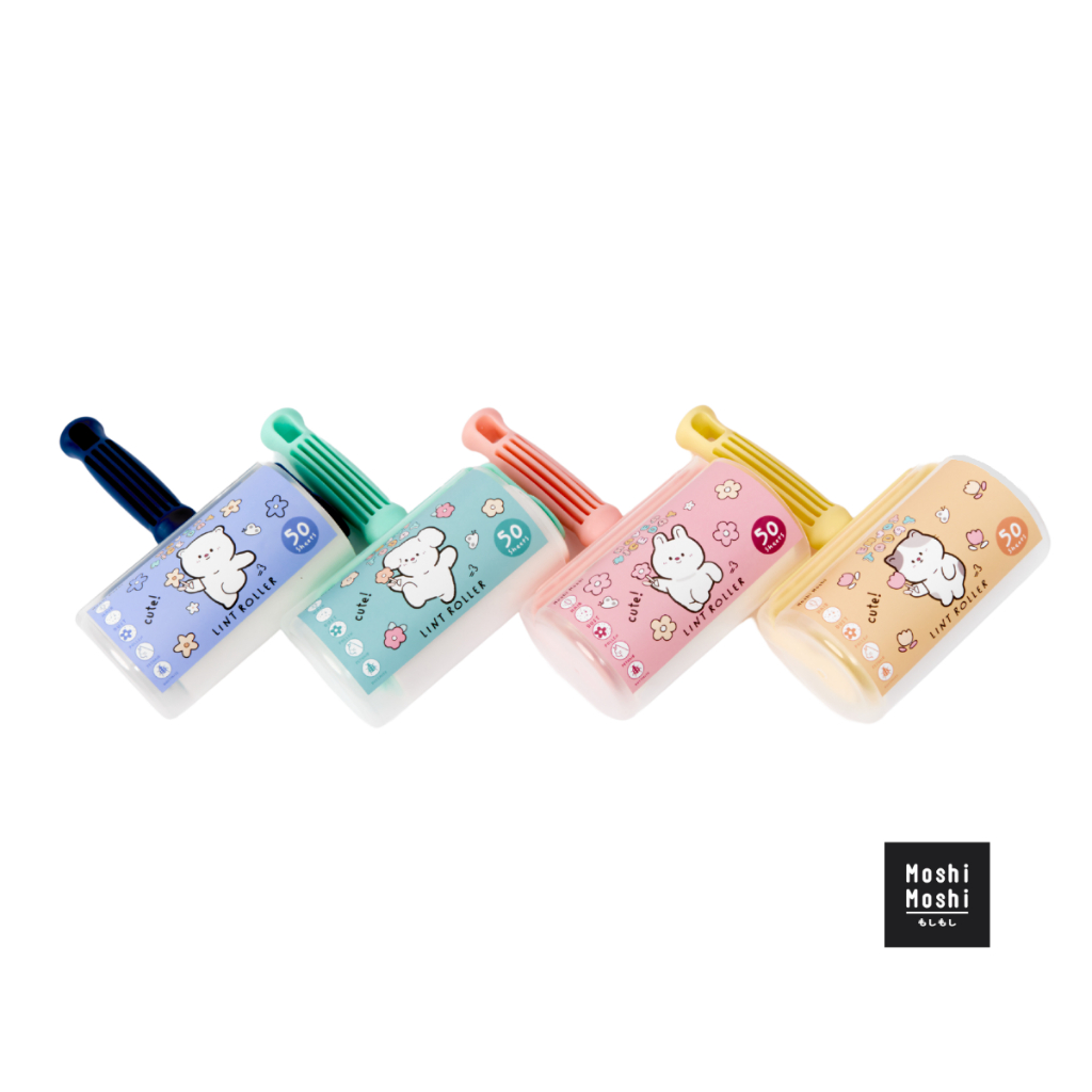 Moshi Moshi ลูกกลิ้งทำความสะอาด ลูกกลิ้งเก็บขน เก็บฝุ่น 50 Sheets รุ่น 8100022467-22470
