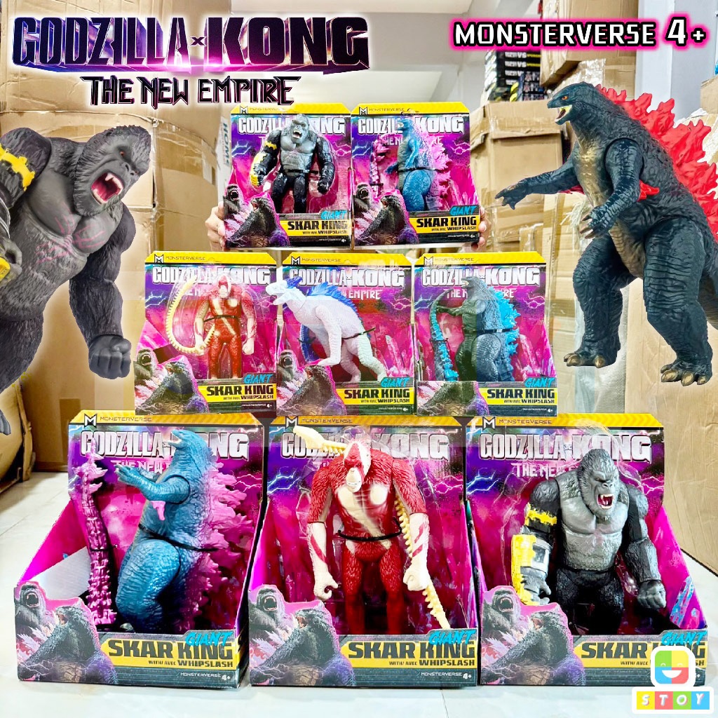 🦍Godzilla x Kong The New Empire Monsterverse Action Figure 31 ซม. / 18 ซม. โมเดลก็อตซิลล่า มีให้เลือกถึง 2 ขนาด