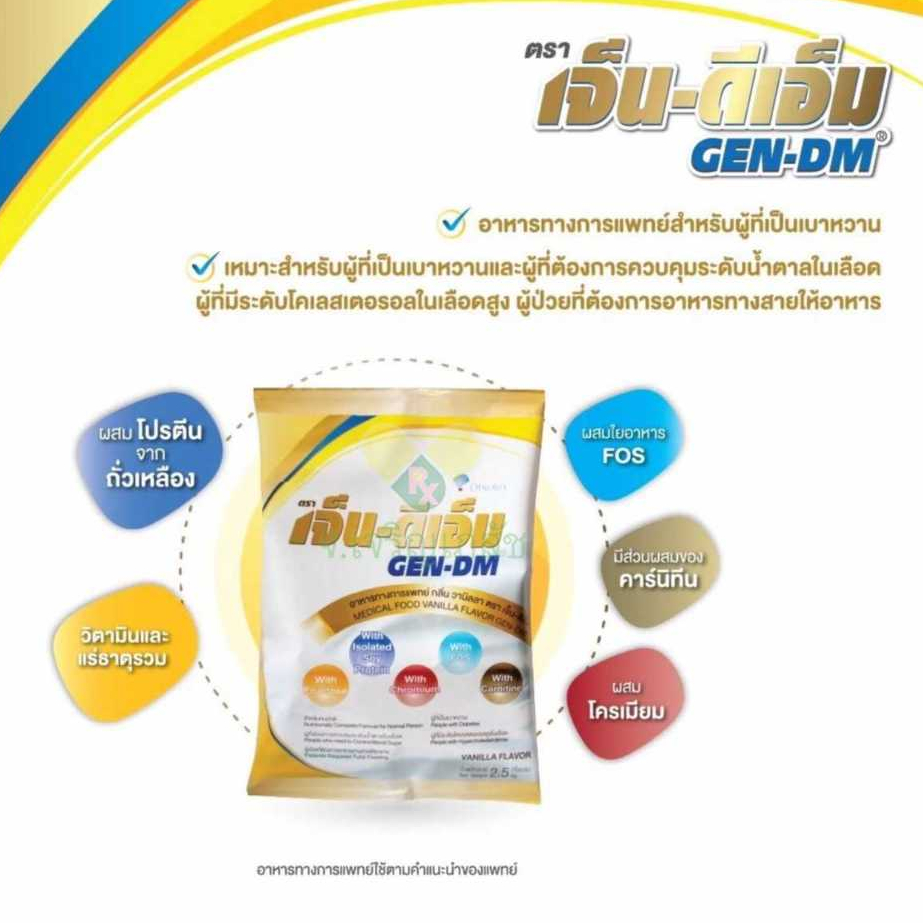 GEN-DM MF 2.5 kg เจ็น-ดีเอ็ม เอ็มเอฟ แบบถุง 2.5 กก (พร้อมส่งค่ะ)