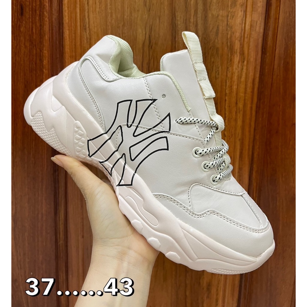 รุ่นbig ball chunky รองเท้าผ้าใบ พื้นสูง ใส่สบาย พื้นนิ่ม สายเกา ห้ามพลาด Size.37-43 V87B017