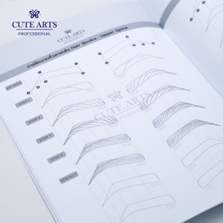 แบบฝึกหัด แบบฝึกหัดวาดคิ้ว Hairstroke พร้อมส่ง คุณภาพสูง