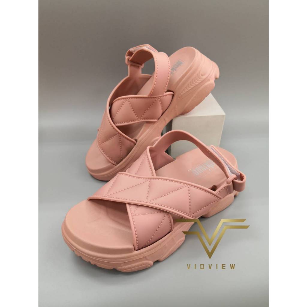 VIDVIEW !!ลดสนั่น!! รองเท้าแตะสวม รองเท้ารัดส้น ทรงสูง รุ่น 9688 ปรับสายได้ (ไซส์ 36-40) รองเท้าแตะ KT
