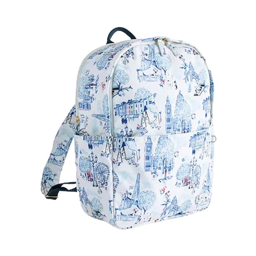 Cath Kidston Compact Backpack London Toile White/Blue