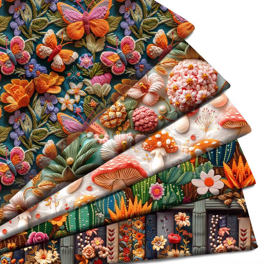 Preorder-ผ้าโพลีผสมคอตตอน พิมพ์ระบบDigital หน้ากว้าง145ซม. Polyester 65%, Cotton 35%