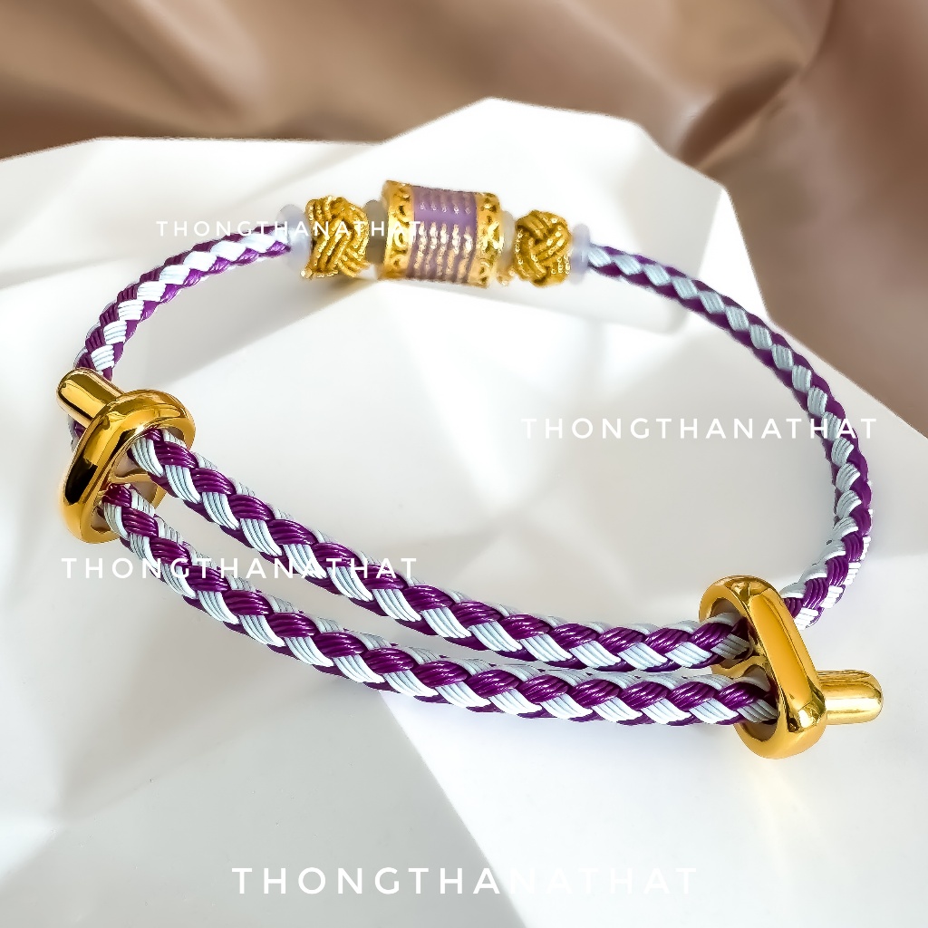 กำไลยันต์ 5 แถว สายเชือกรูด เสริมธุรกิจ การค้า ก้าวหน้า กำไลยันต์5แถว ยันต์ 5 แถว ยันต์ห้าแถว กำไลปรับขนาดได้ - รูปที่ 4