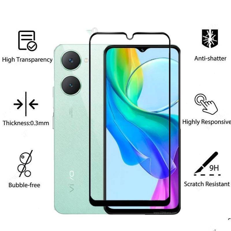 Vivo Y38 5G/Vivo Y28S 5G/Y28 5G(พร้อมส่งในไทย)ฟิล์มกระจกเต็มจอVivo Y18/Y28 5G/Vivo Y03ตรงรุ่น