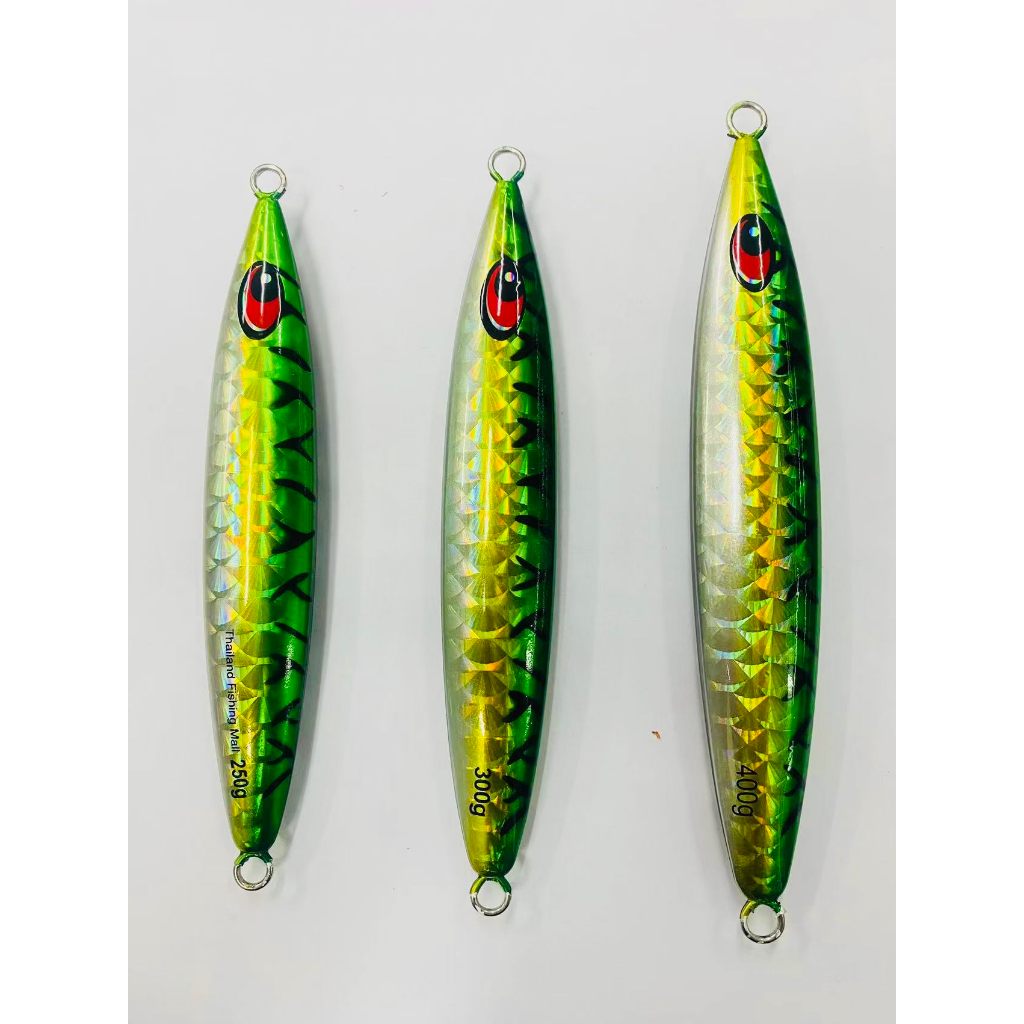 1-2วัน (รวดเร็วทันใจ) TFM FJ303 *Fast Jig* ปลากระบอก3D ตัวเลือก 3 สี ขนาด 250g/ 300g/ 400g【Aries168】