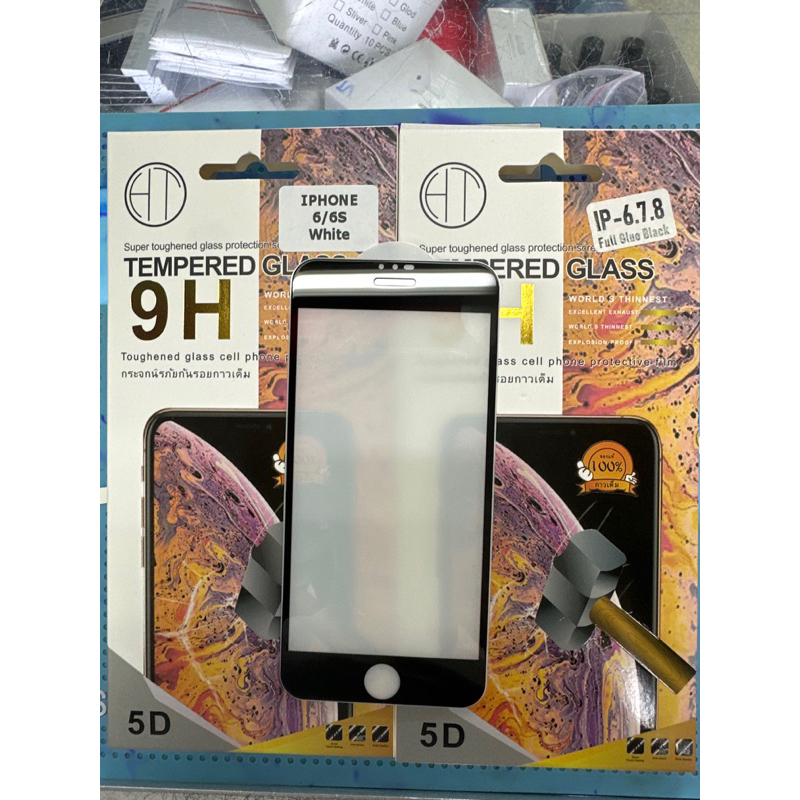 🔥ฟิล์มกระจก สำหรับ iPhone เต็มจอ นิรภัย 5D IP 6 IP7 IP8 IP6 plus IP7 plus IP 8 plus