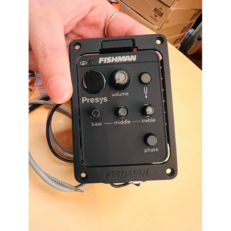 Fishman® ปิ๊กอัพรุ่น PSY-101  |  REPLACEMENT PART FISHMAN PRESYS PREAMP WITH PICKUP ของแท้มี QR Code