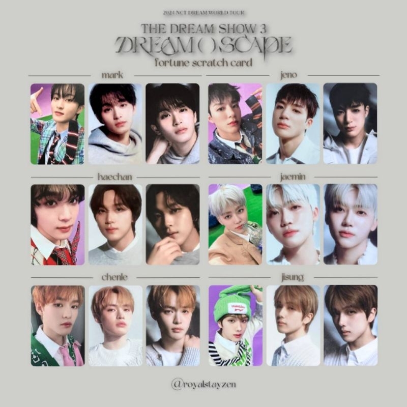 [NCT Dream] : Fortune Scratch Card The Dream Show 3