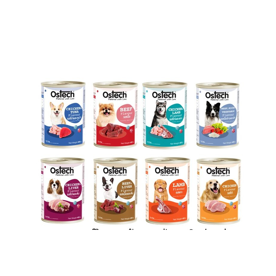 Ostech Can อาหารเปียกสุนัขออสเทค 400G