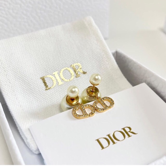 New🔥 Dior Tribales Earrings Fullset Ori Rec ต่างหูดิออร์แท้