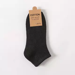 (พร้อมส่งจากไทย) 🧦 ถุงเท้าข้อสั้นมินิมอล สไตล์ญี่ปุ่น ขนาด​ Free size
