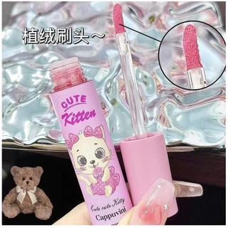 M441 Cappuvini ลิปสติก รูปแมวน่ารัก สีสวย ให้ความชุ่มชื้น กันน้ำ ติดทนนาน