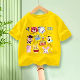 H801เสื้อเด็กแขนสั้งผ้านุ่มใสสบายฯ ลายLABUBUสวยแฟชั่งได้ทั้งเด็กชายและเด็กหญิง**ปลีก-ส่ง
