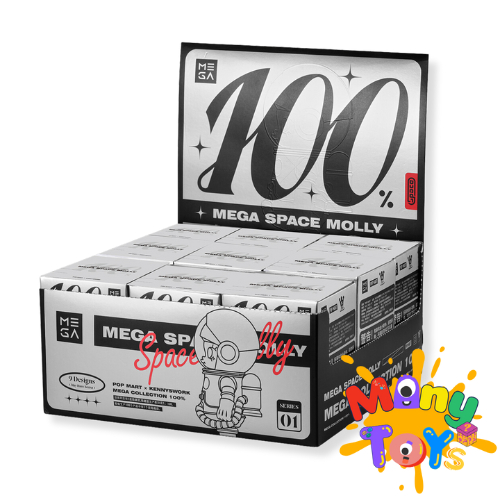 [พร้อมส่งในไทย] MEGA SPACE MOLLY 100% Ver.1 กล่องสุ่ม ลุ้น SECRET ของแท้ จาก Popmart Blind box