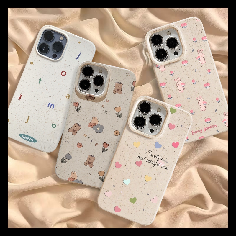 แฮปปี้ภาษาอังกฤษตัวอักษรกรณีโทรศัพท์อ่อน iPhone 11 14 12 13 15 Pro MAX 7 6 6s 8 15 Plus X XR XS MAX SE 12 13 mini