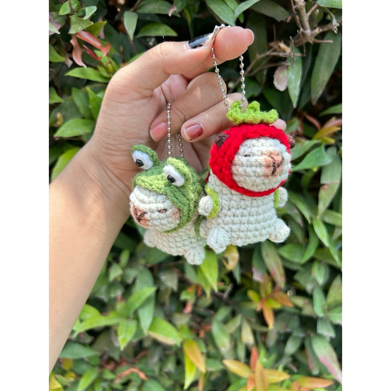 คาบิบาร่า พวงกุญแจไหมพรม✨