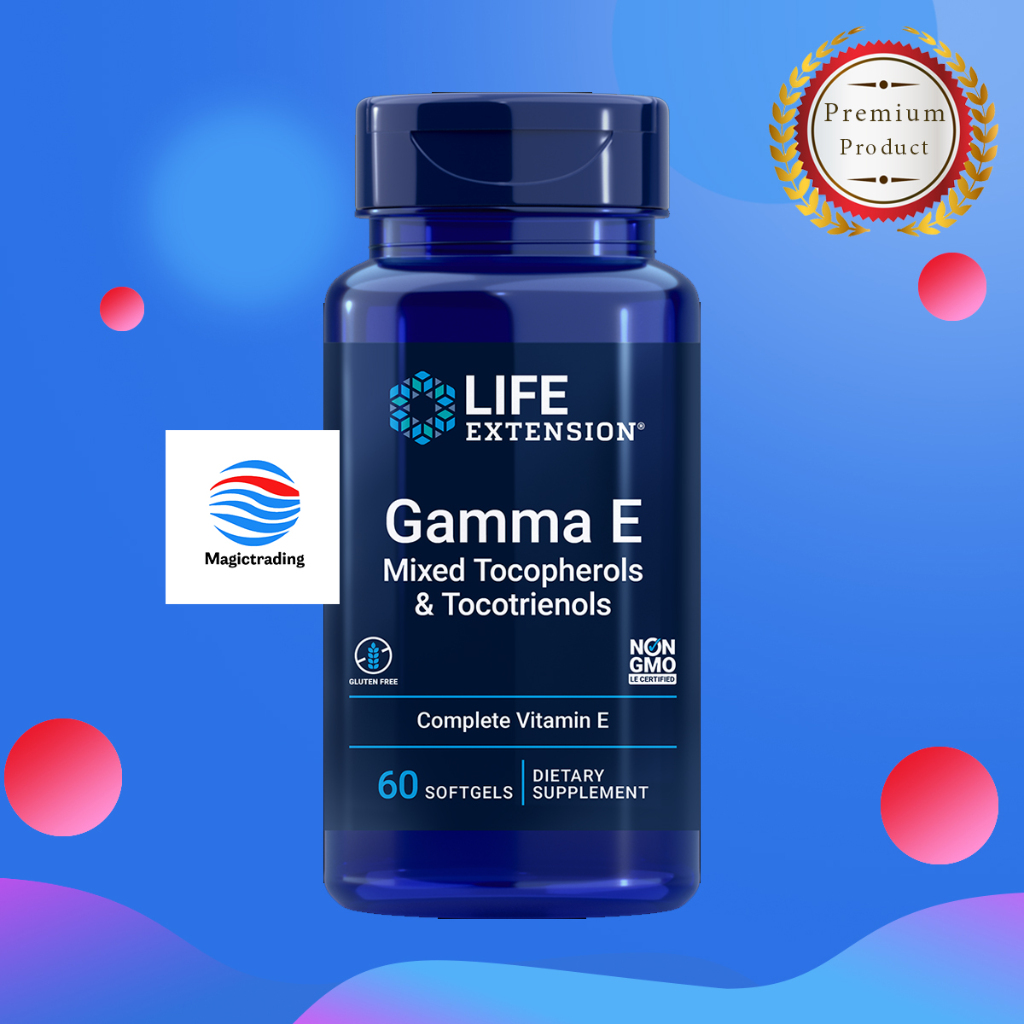 Life Extension Gamma E Mixed Tocopherols & Tocotrienols / 60 Softgels