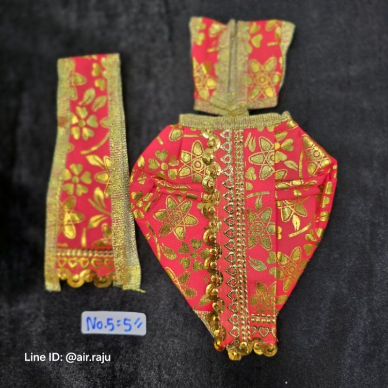 A&R Tewa Bucha ชุดกางเกงสำหรับแต่งองค์เทพเบอร์5 (กางเกงยาวประมาณๆ 5 นิ้ว