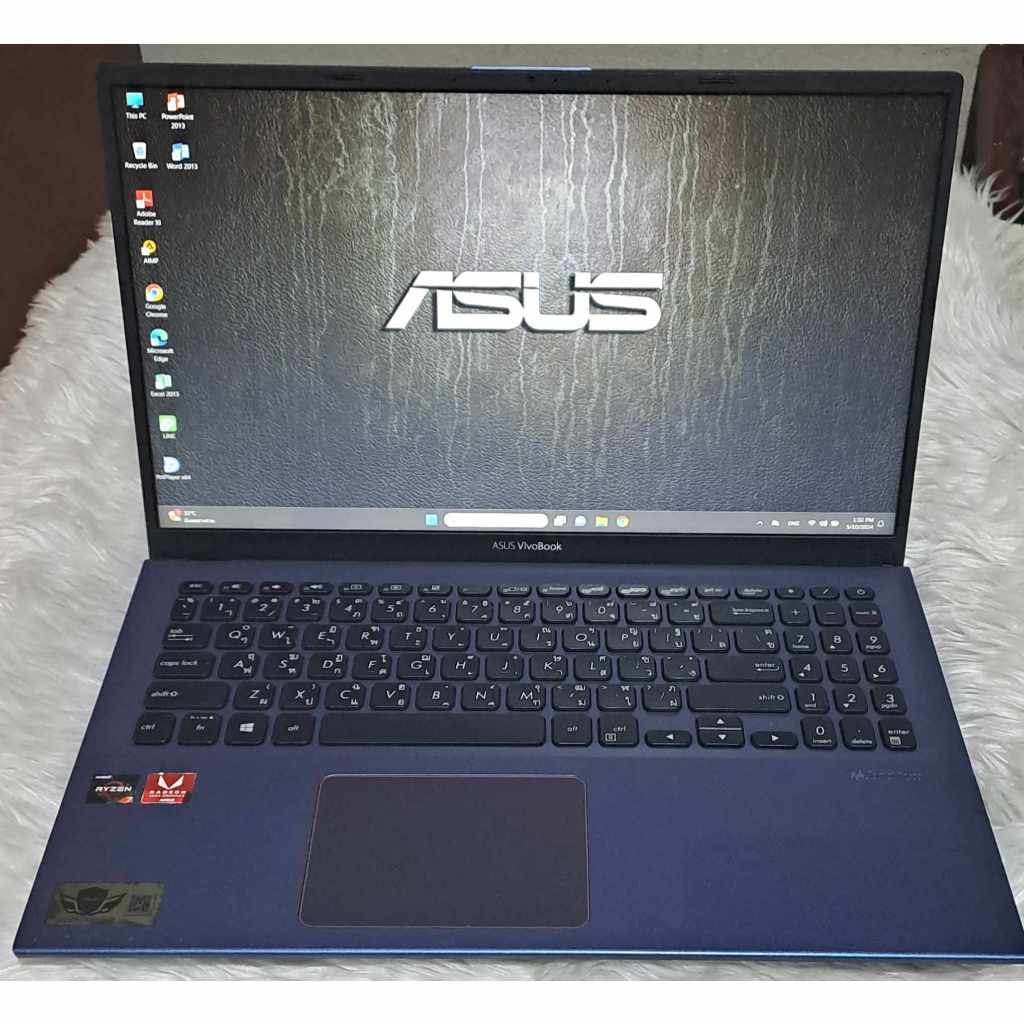 โน๊ตบุ๊คมือสอง  AMD Ryzen 7 3700U  Asus VivoBook  X512D    จอ 15.6 inch