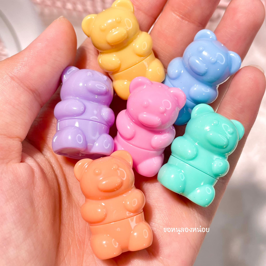 Cathy Doll【ลิปหมี】สดใส สีชัด ฉ่ำวาว มีมอยส์เจอร์ไรเซอร์ Cathy Doll Shiny Bear Lip Moist 1.1g