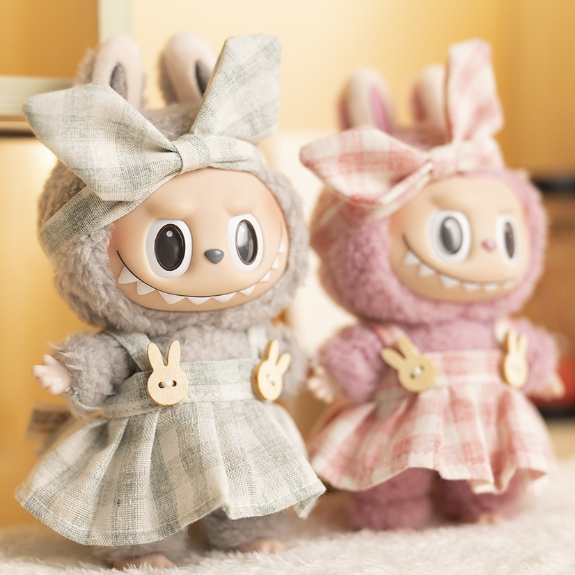 ลาบูบู้ LABUBU labubu macaron ชุดตุ๊กตา เฉพาะชุดไม่รวมตุ๊กต ใหม่ เสื้อผ้าตุ๊กตา