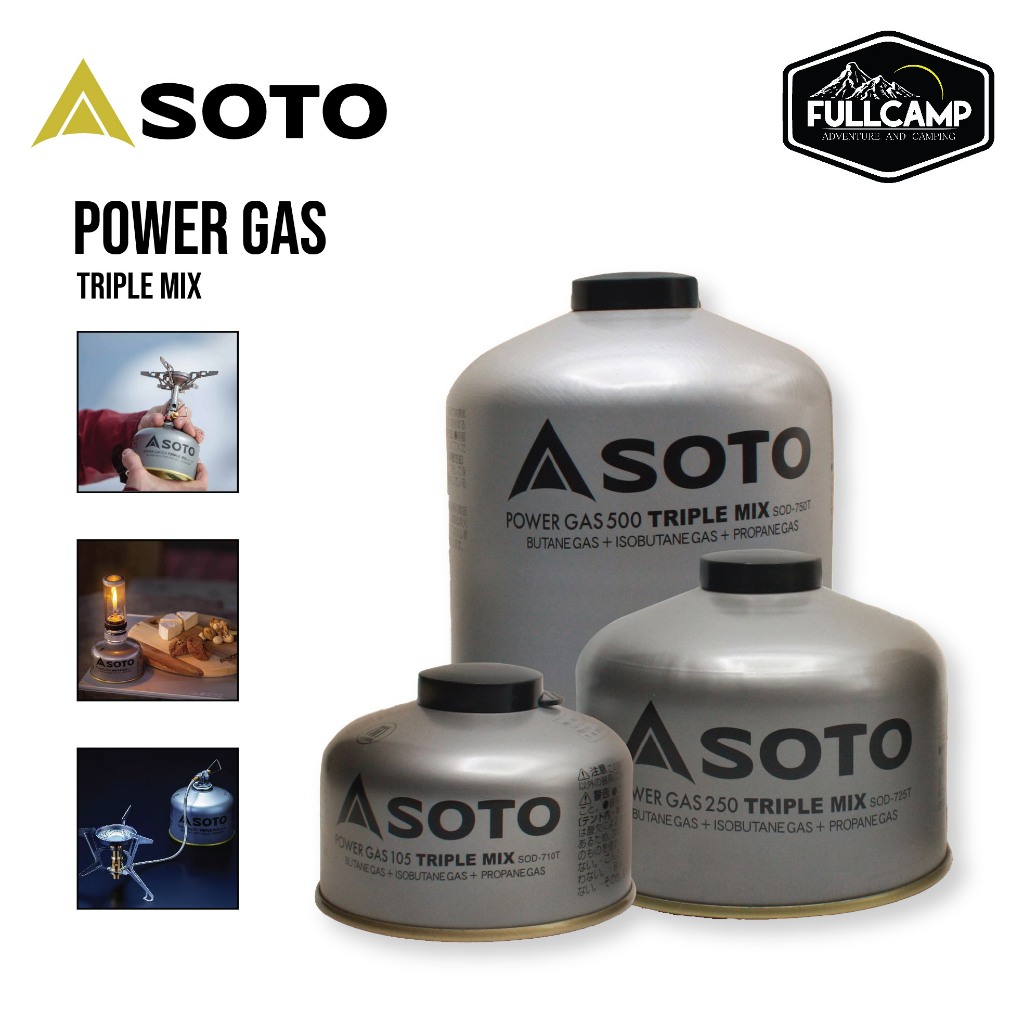 Soto Power Gas Triple Mix แก๊สซาลาเปา