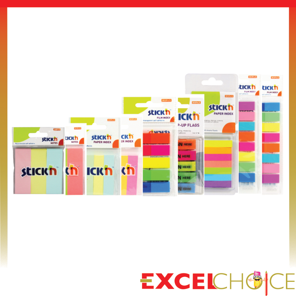 สติ๊ก'เอ็น กระดาษโน้ต อินเด็กซ์ stick'n flags