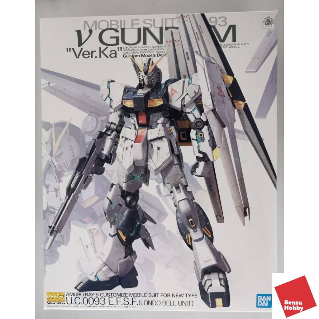 **พร้อมส่ง มีส่งด่วน** 4573102554543 MG Nu Gundam Ver.Ka (Master Grade 1/100 V) 7400y