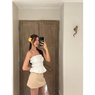 เกาะอกผ้าคอตต้อน Cindy tube top