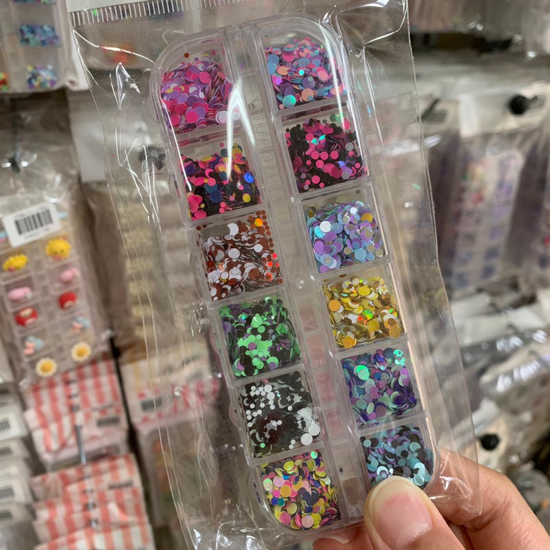 กลิตเตอร์ อะไหล่ติดเล็บ กลิตเตอร์ผงติดเล็บ เฟลค กลิตเตอร์ glitter nail