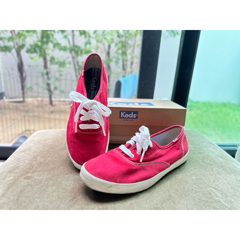 รองเท้าผ้าใบ Keds ✨สีแดง