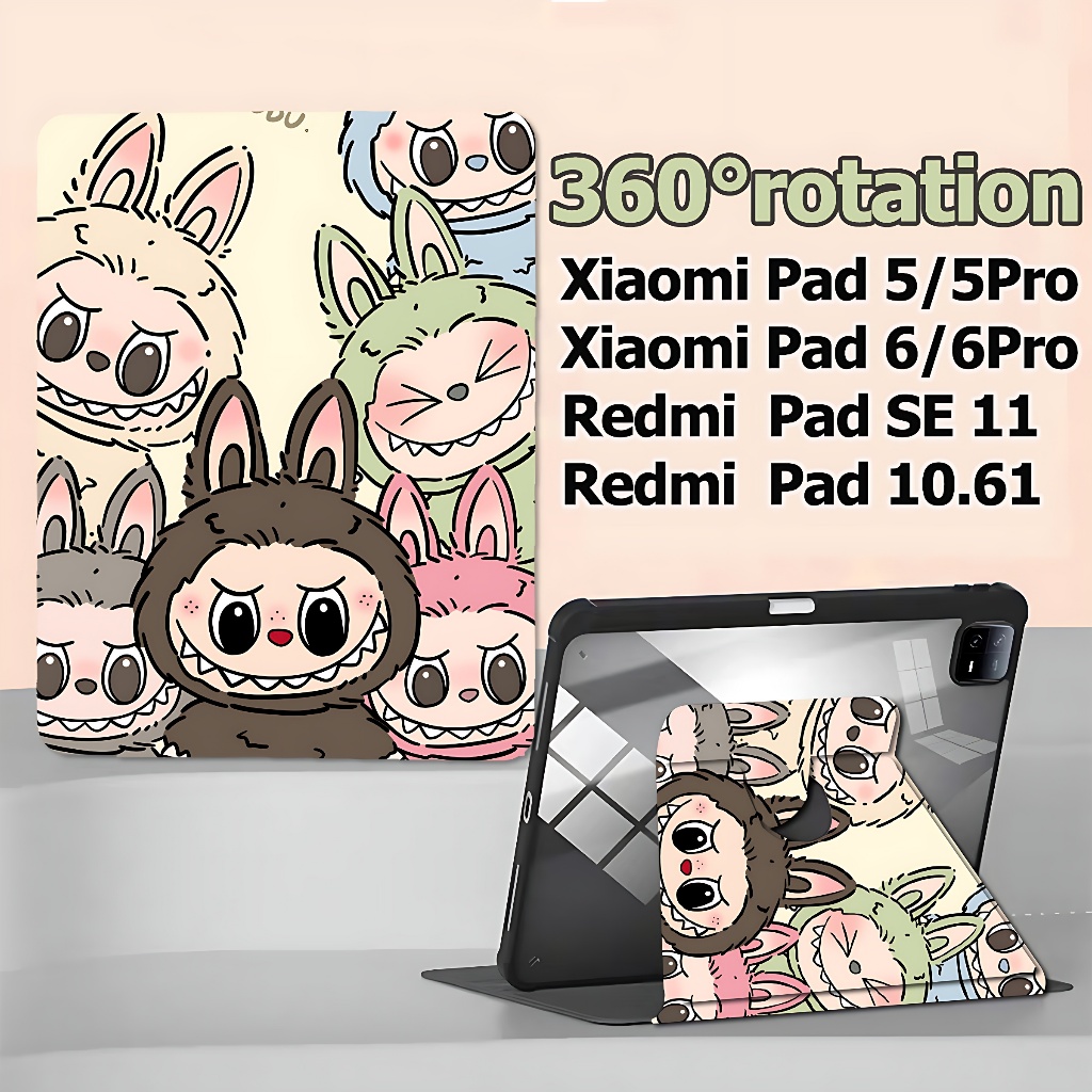 เคสแท็บเล็ต เคส Xiaomi รุ่นหมุนได้ 360องศา" เคส Redmi SE 11 Redmi Pad 10.61 Xiaomi Pad 6 6Pro MIPad 5 5Pro เคอsริลิค