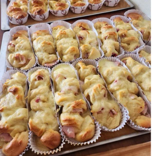 KETO ปังแฮมชีส Homemade หอมกรุ่น นิ่ม อร่อย ไม่มีแป้งและน้ำตาล
