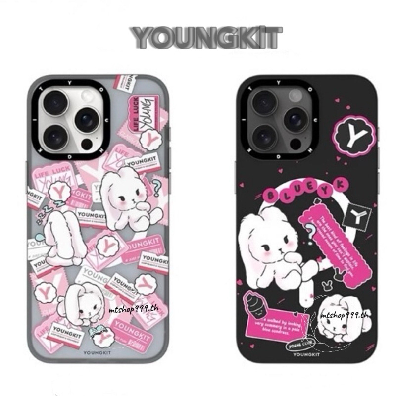 YOUNGKlT เคสโทรศัพท์มือถือ แม่เหล็ก พิมพ์ลายการ์ตูน สำหรับรุ่น 13ProMax 14ProMax 15 15Pro 15ProMax
