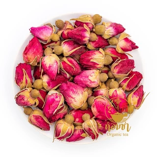 ชากุหลาบ ปลอดสาร กุหลาบอบแห้ง กุหลาบผิงหยิน Pingyin Rose Tea
