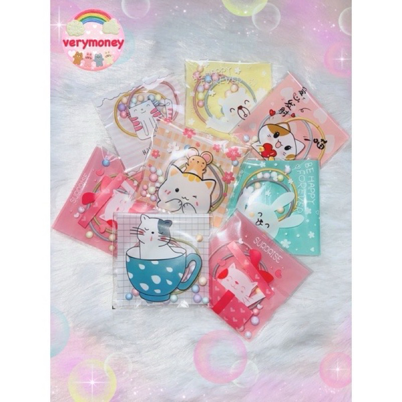 ✅100แถม10✅ของแถมลูกค้า หนังยางมัดผม ซองละ 2 เส้น