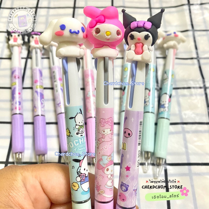 🖊️ ปากกาลูกลื่น 3 สี เขียนดีมาก ด้ามจับนิ่ม ถนัดมือ (มี3สี น้ำเงิน, แดง, ดำ) หัวการ์ตูน น่ารัก สามารถเลือกได้ค่ะ
