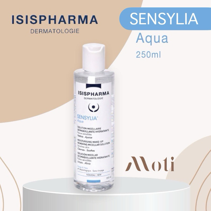 Sensylia Aqua Moisturizing Makeup 250ml/ ISISPHARMA ทำความสะอาดเครื่องสำอางค์อย่างอ่อนโยน / isis pharma