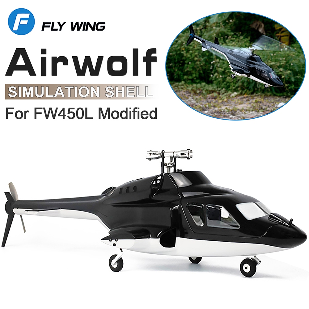 🇹🇭Fly WING Airwolf FW450 V3 เฮลิคอปเตอร์บังคับ สเกล 6CH RTF
