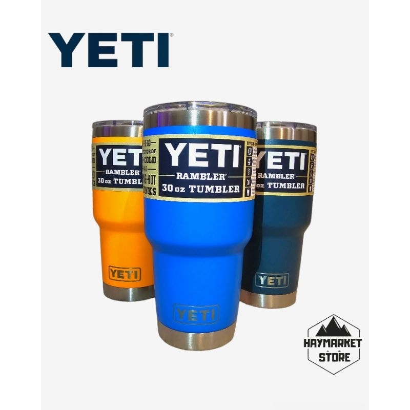 YETI แก้วเยติแท้ 💯% YETI RAMBLER 30oz ( แก้วเก็บความเย็น เยติ ฝาสไลด์แม่เหล็ก ) แก้วกาแฟ พร้อมส่ง🚚