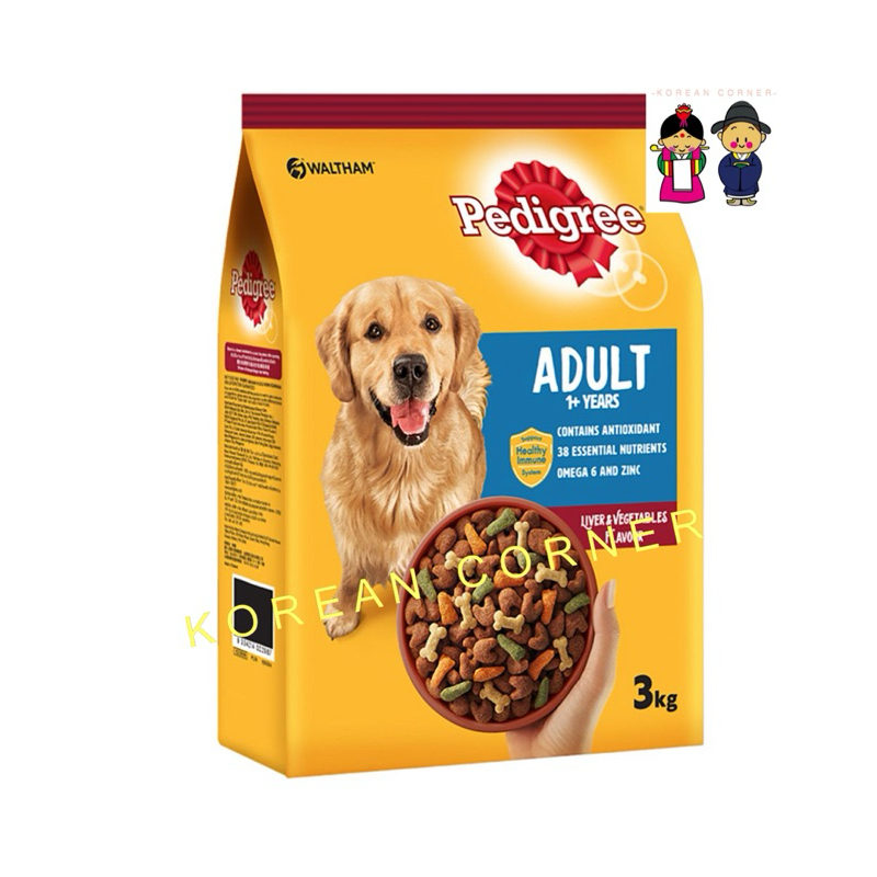 Pedigree Dog Dry Food Adult 🐕 Liver &amp; Vegetables เพดดิกรี อาหารสุนัข โต รสตับ+ผัก อาหารแห้ง