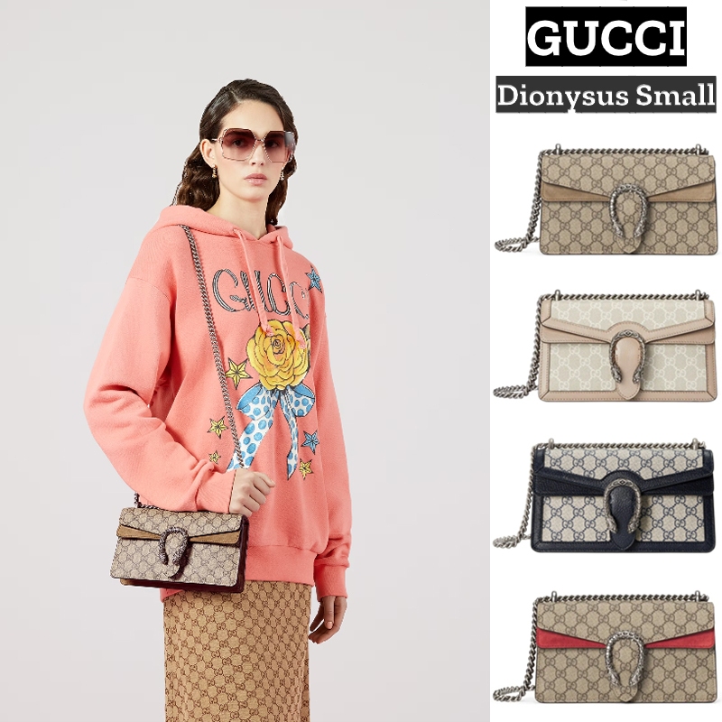 กุชชี่ Gucci Dionysus GG small shoulder bag กระเป๋าโซ่/กระเป๋าสะพาย 499623