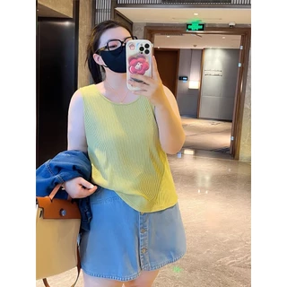 #521-(7สีพร้อมส่ง）เสื้ิอกล้ามสาวอวบ เสื้อกล้ามผู้หญิง ผ้านิ่ม ยืดได้เยอะ ส่งจากไทย